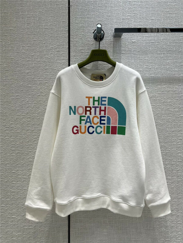 gucci colorful logo print sweatshirt
