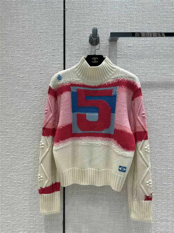 chanel turtleneck wool sweater