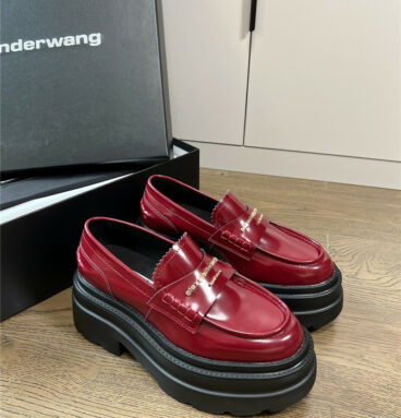 alexander wang platform loafers
