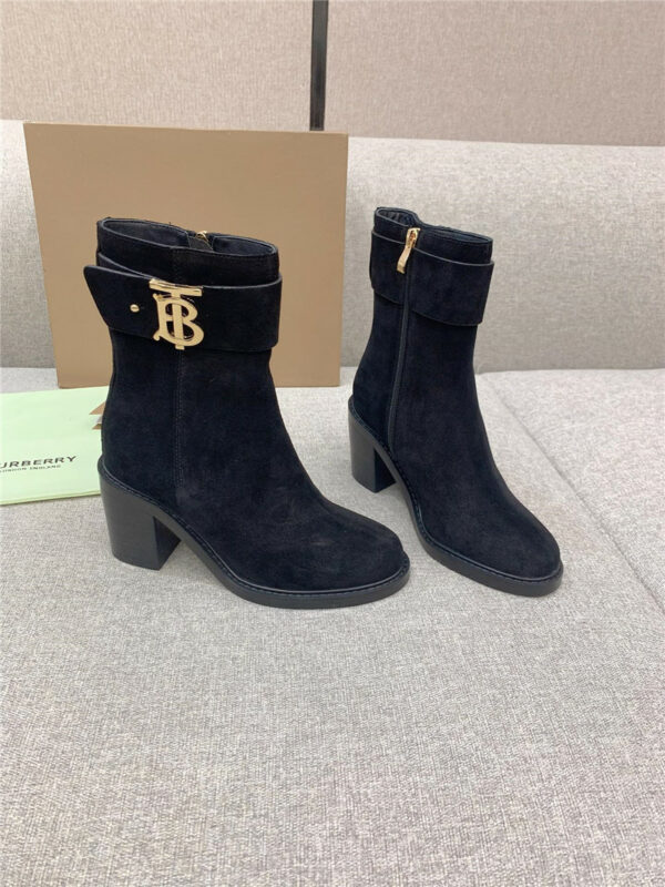 burberry high heel ankle boots