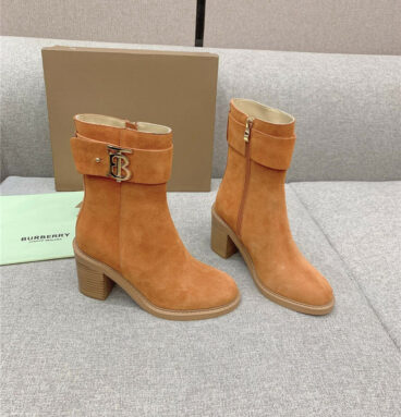 burberry high heel ankle boots