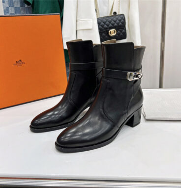 hermes frenchie 50 ankle boots
