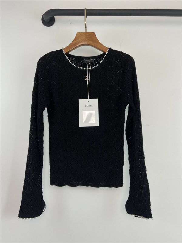 chanel knitted top