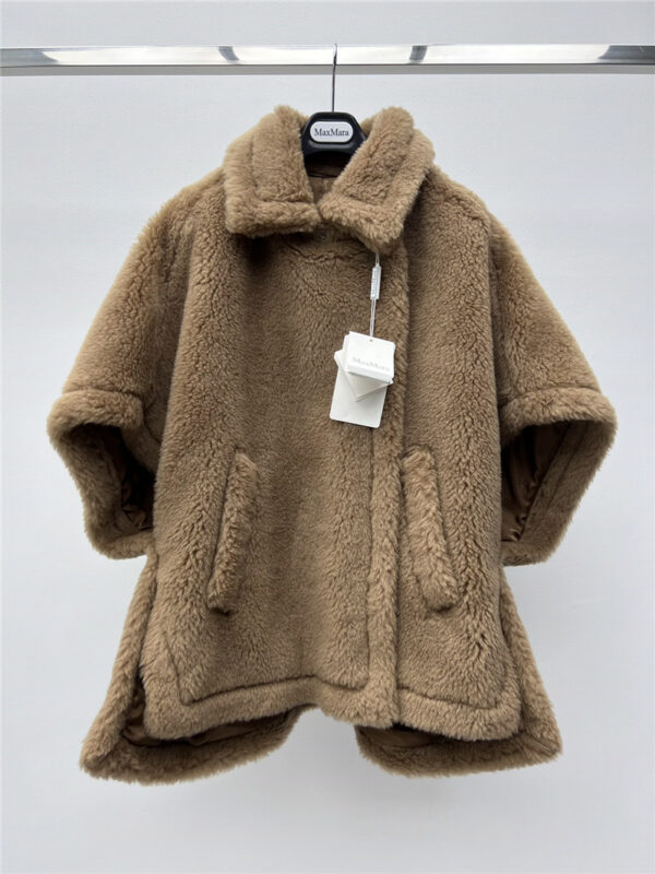 maxmara teddy cape coat
