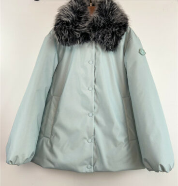 moncler fur collar down jacket
