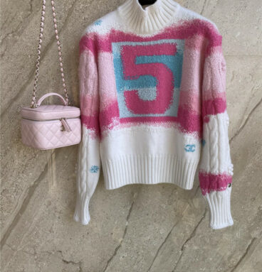 chanel number 5 turtleneck sweater