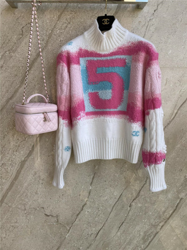 chanel number 5 turtleneck sweater