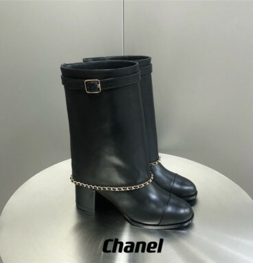 chanel pant long boots