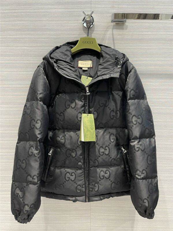 gucci gg hooded down jacket