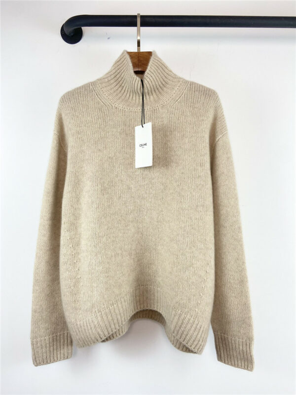 celine cashmere turtleneck sweater