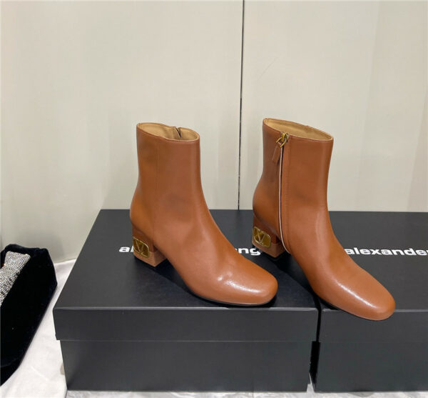 valentino chunky heel boots