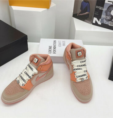 chanel nike high top sneakers