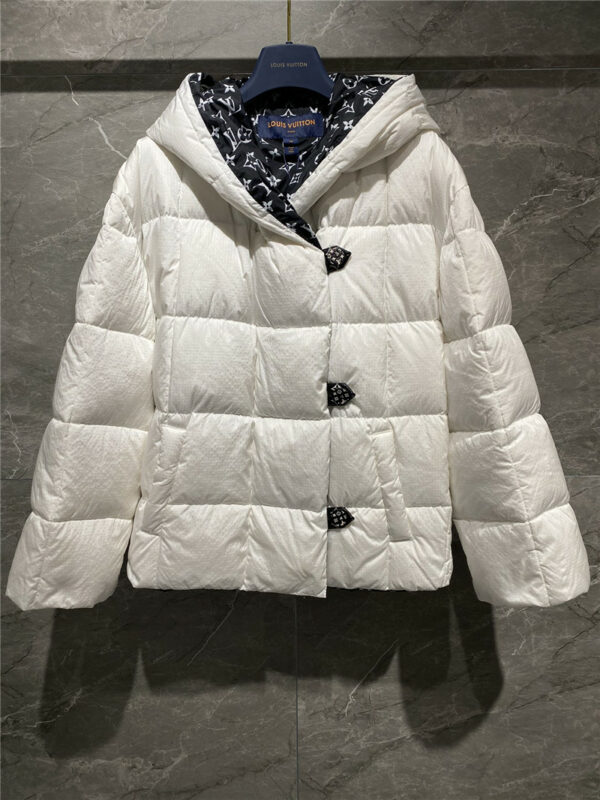 louis vuitton lv hooded down jacket