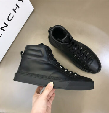 givenchy men's high-top lace-up casual sneakers