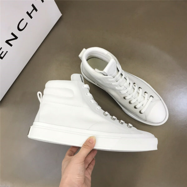 givenchy men's high-top lace-up casual sneakers