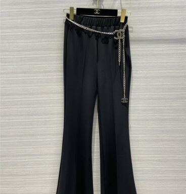 chanel black trousers