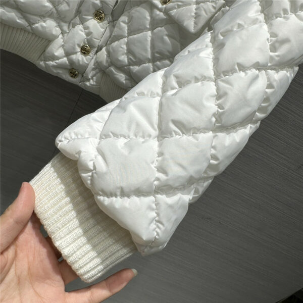 chanel coco neige quilted cotton casual pants