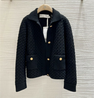dior knitted jacket
