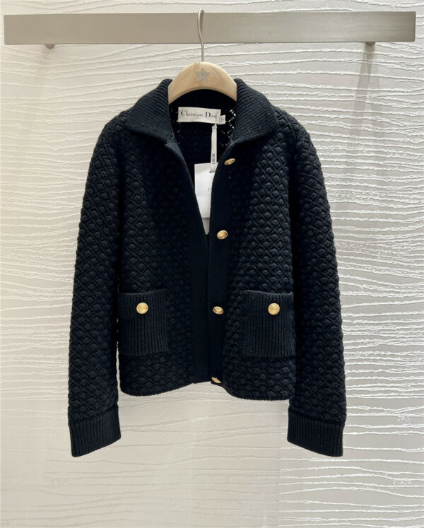 dior knitted jacket