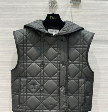 dior cannage quilted vest jacket