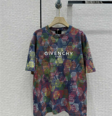 givenchy art print short-sleeved t shirt