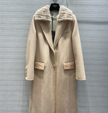 fendi cashmere handmade coat