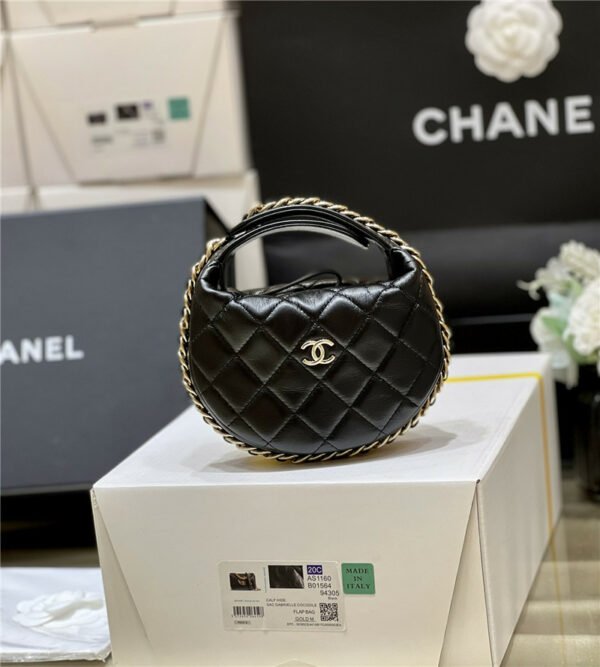 Chanel new sheepskin pouch