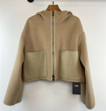 fendi reversible woolen coat
