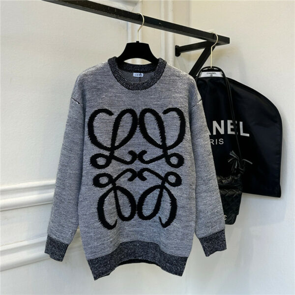 loewe loose knit pullover sweater