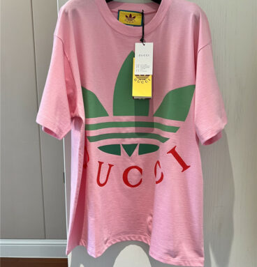 gucci pink loose fit t-shirt