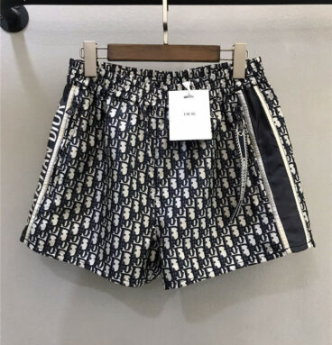 dior oblique classic print shorts