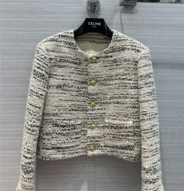 celine tweed wool jacket