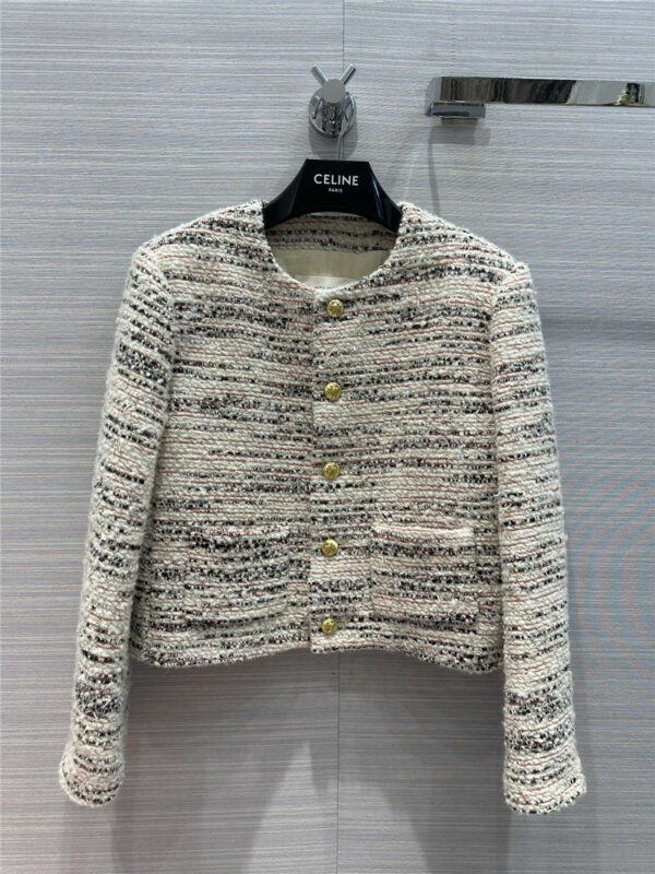 celine tweed wool jacket
