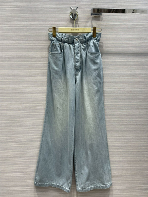 miumiu spring and summer new denim trousers