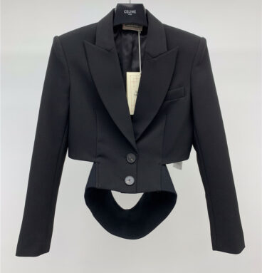 Alexander mcqueen cropped cropped suit