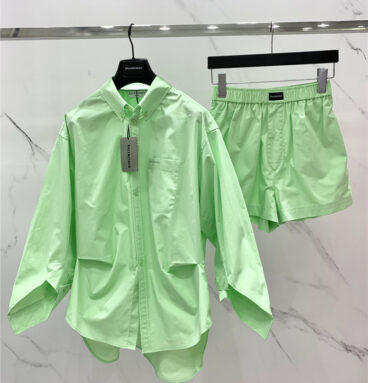 Balenciaga Cotton Shirt Set