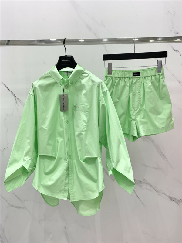 Balenciaga Cotton Shirt Set
