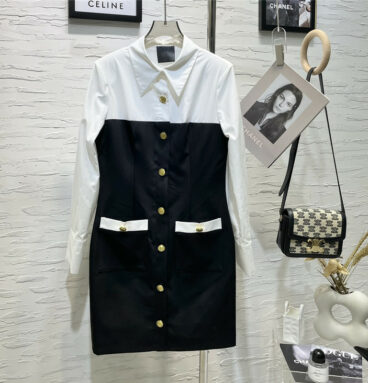 Givenchy Contrast Panel Dress