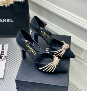 Chanel counter latest pearl shoes