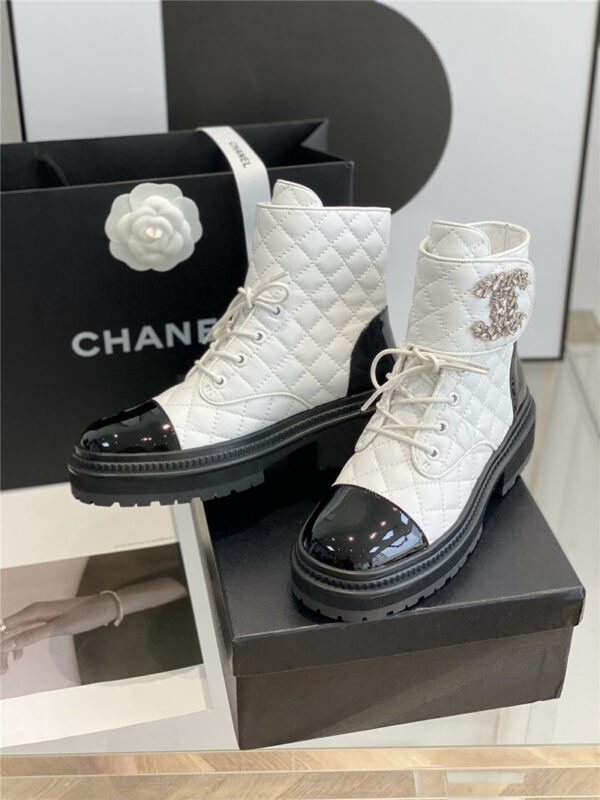 Chanel new Velcro ankle boots