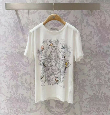 Dior early spring new cotton spinning T-shirt