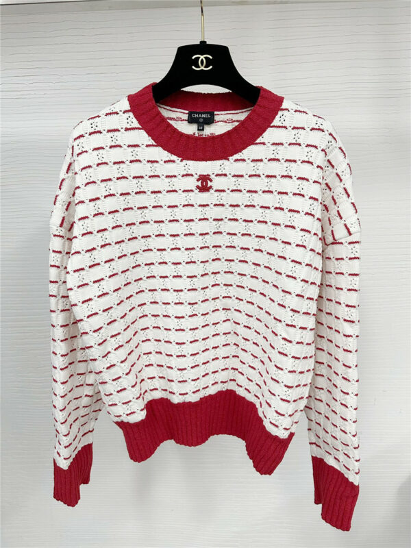 Chanel early spring vacation series knitted sweater