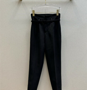 Dior early spring new belt decoration tapered pants