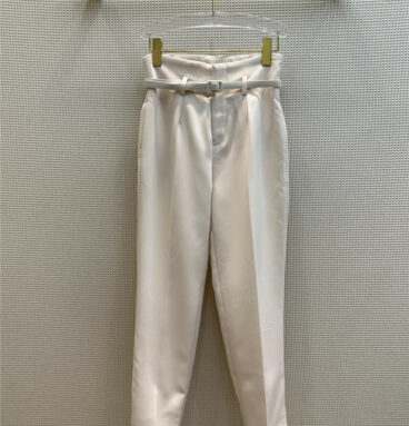 Dior early spring new belt decoration tapered pants