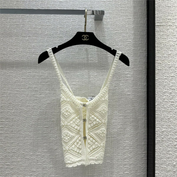 chanel knitted small suspenders