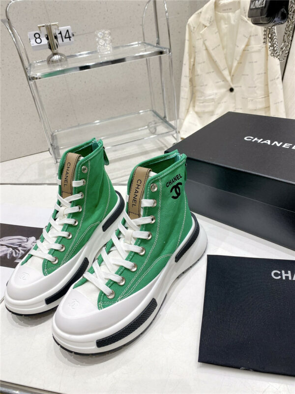 Chanel latest platform biscuit shoes