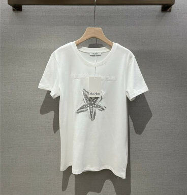 MaxMara embroidered pattern short-sleeved T-shirt