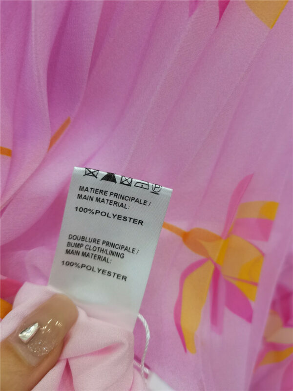 versace pink printed pleated skirt