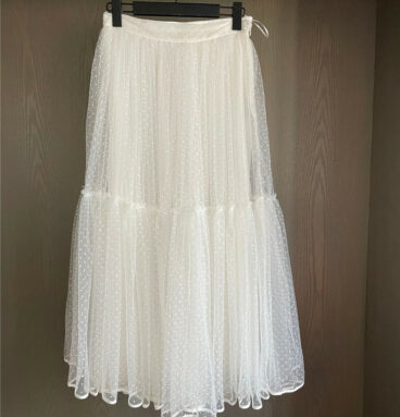 dior early spring new mesh skirt