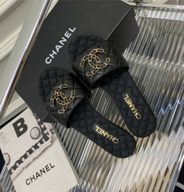 chanel all match sandals slippers
